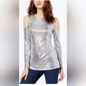 💋Michael Kors One Shoulder Silver 💋